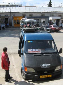 Маневрируем на маршрутке назад в Шуши