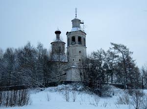 Церковь в Яренске, превращенная в краеведческий музей