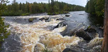 Варацкий порог в большую воду