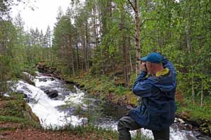 Гуляем на водопаде на Куксе