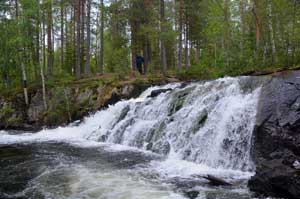 Водопад на Куксе