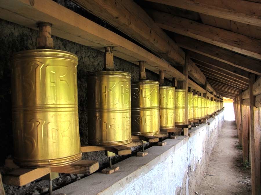 In a temple