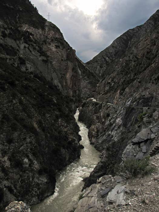 Bailong jiang gorge