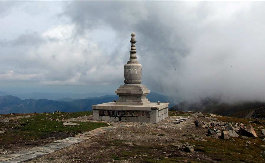 The summit and my finish point